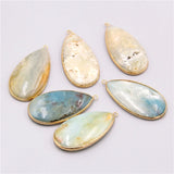 Amazonite Stone Pendant Necklace for Women