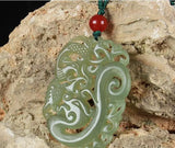 Dragon Phoenix Chengxiang Hollow Necklace Men's Women's Pendant