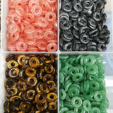 18mm Circle Donut Stone Charms Pendants for Jewelry Making 15pcs/lot