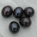 Natural Baroque Tahitian Pearl Loose Punch Beads Keychain