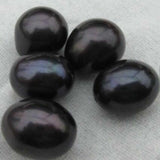 Natural Baroque Tahitian Pearl Loose Punch Beads Keychain