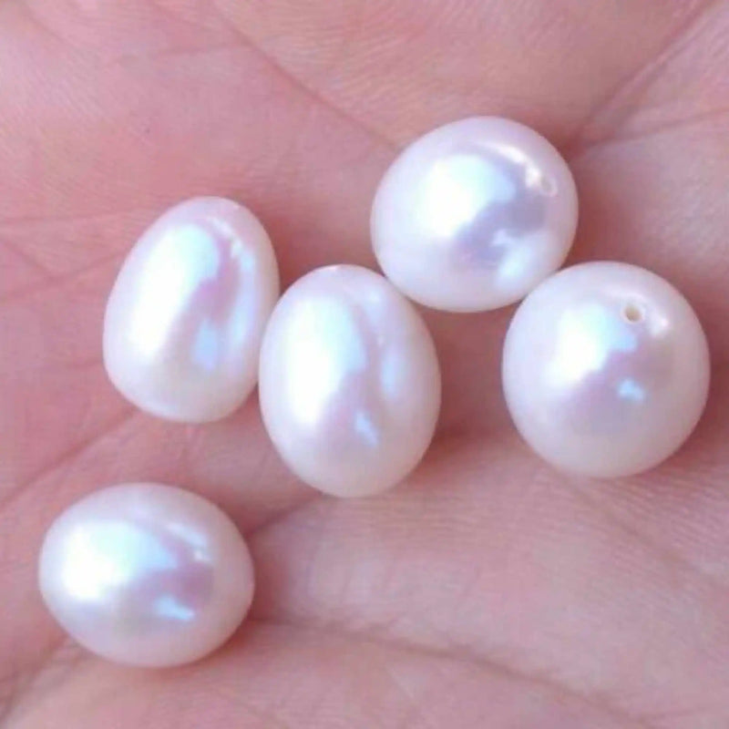 Baroque Teardrop Pearl Beads Heart Tibetan Beads Reiki Jewelry