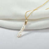 Baroque Long Toothpick Pearl Pendant DIY Jewelry Accessory