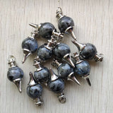 ShimmerStone dowsing pendulum Cone pendants for jewelry making
