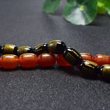 Red Agate Heart Sutra Jade Beads Bracelet DIY 10pcs/lot