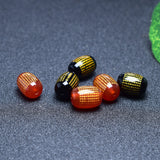 Red Agate Heart Sutra Jade Beads Bracelet DIY 10pcs/lot