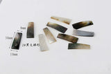 Natural Shell Trapezoidal Strip DIY Earrings Jewelry Accessories