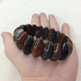 Bloodstone Heliotrope Gemstone Bracelet for Women