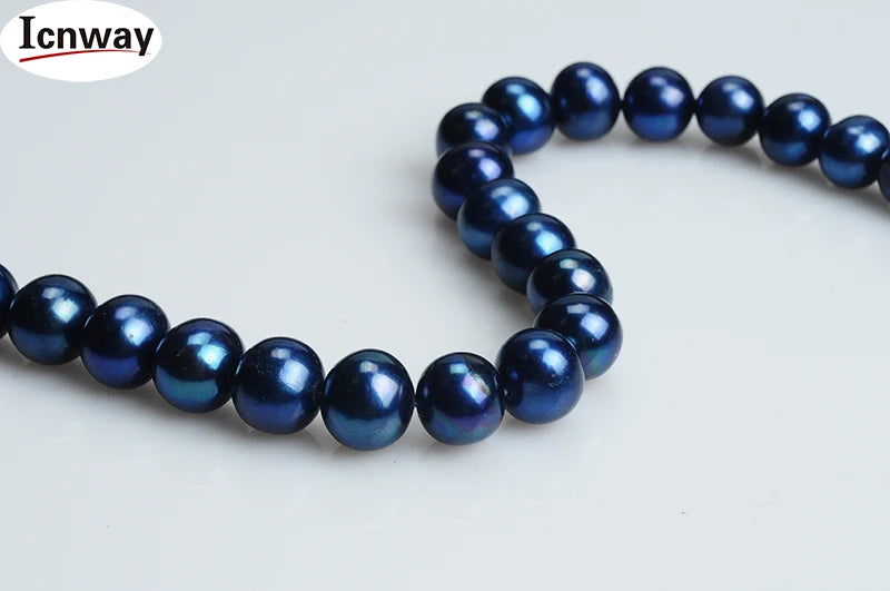 10-11mm Round Freshwater Pearl 15in DIY Necklace Bracelet Earring