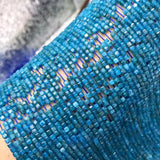 Natural Apatite Cube Faceted Beads 2-2.5mm 3mm for Jewelry Making