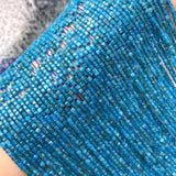Natural Apatite Cube Faceted Beads 2-2.5mm 3mm for Jewelry Making