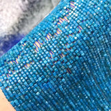 Natural Apatite Cube Faceted Beads 2-2.5mm 3mm for Jewelry Making