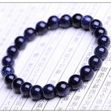 Sapphire Beads Bracelet for Men Women