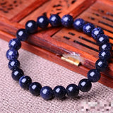 Sapphire Beads Bracelet for Men Women