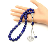 Gemstone Tasbih 33 66 99 Beads Rosary Misbaha Men's Bracelet