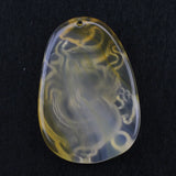 Natural Carnelian Agate Dragon Pendant Necklace for Men