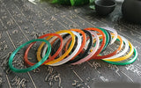 Natural Chalcedony Girl's Fine Soot Red Green Pink Yellow Bracelet
