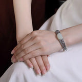 Chalcedony Clouds Bracelet Red Crystal Ancient Charm Jewelry Gift