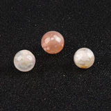 Natural Cherry Agate Loose Bead DIY Flower Agate Round Beads 9mm