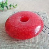 Natural Chicken Blood Stone Peace Buckle Pendant