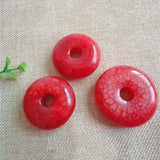 Natural Chicken Blood Stone Peace Buckle Pendant