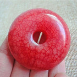 Natural Chicken Blood Stone Peace Buckle Pendant