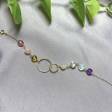 Citrine/Amethyst/Aquamarine/MoonStone/Strawberry Crystal Bracelets