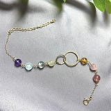 Citrine/Amethyst/Aquamarine/MoonStone/Strawberry Crystal Bracelets