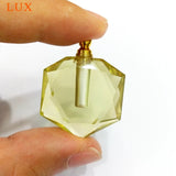 Natural Citrine Star Perfume Bottle Yellow Gemstone Pendant