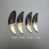 Natural Bone Bead Pendant for Jewelry Making Accessory DIY Perforated