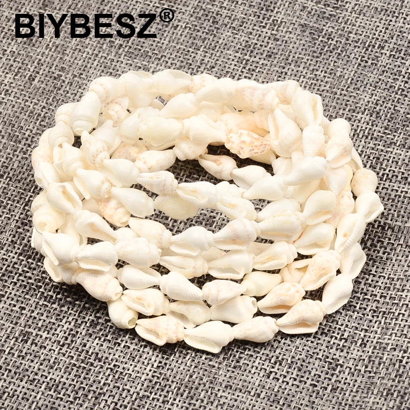 Natural Conch Shell Beads Spacer for Jewelry Making DIY Women Accessories