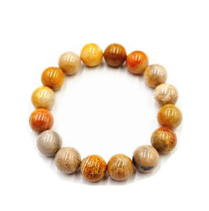 Coral Jade Bead Bracelet Chrysanthemum Stone Hand String