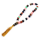 Crystal Beads Bracelet Muslim Tasbih Allah Tassel Pendant