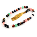 Crystal Beads Bracelet Muslim Tasbih Allah Tassel Pendant
