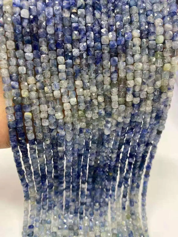 4x4mm Natural Crystal Gradient DIY Jewelry Crystal - 1cm Length