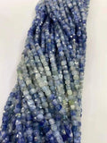 4x4mm Natural Crystal Gradient DIY Jewelry Crystal - 1cm Length