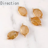 Crystal Stone Copper Wire Necklace Pendant DIY Accessories