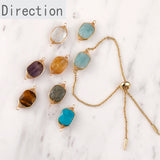 Crystal Stone Copper Wire Necklace Pendant DIY Accessories