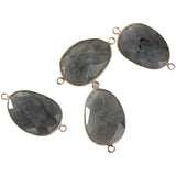 Crystal Semi-Precious Stones Double Hanging Pendant DIY Material