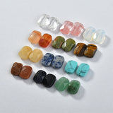 Faceted Natural Crystal Rectangular Beads, DIY Jewelry Materials