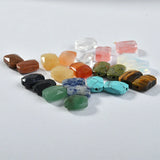 Faceted Natural Crystal Rectangular Beads, DIY Jewelry Materials