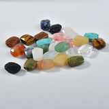 Faceted Natural Crystal Rectangular Beads, DIY Jewelry Materials