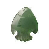 Handcarved Kiss Fish Natural Jade Bracelet Necklace DIY Accessories