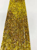 Natural Fading Green Aubao Cut Crystal DIY Jewelry 2mm 3mm 4mm Length