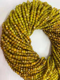 Natural Fading Green Aubao Cut Crystal DIY Jewelry 2mm 3mm 4mm Length