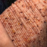 Fire Quartz 2.5mm Cube Faceted Beads for Jewelry Making