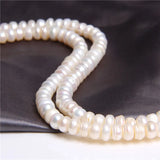 Real Coin 7-8mm Freshwater Pearls Beads for Jewelry Making DIY