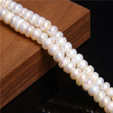 Real Coin 7-8mm Freshwater Pearls Beads for Jewelry Making DIY