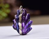 Fluorite Fox Pendant Nine-Tailed Fox Crystal Necklace