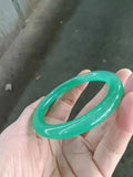 Natural Green Chalcedony Bracelet - Fresh Round Design